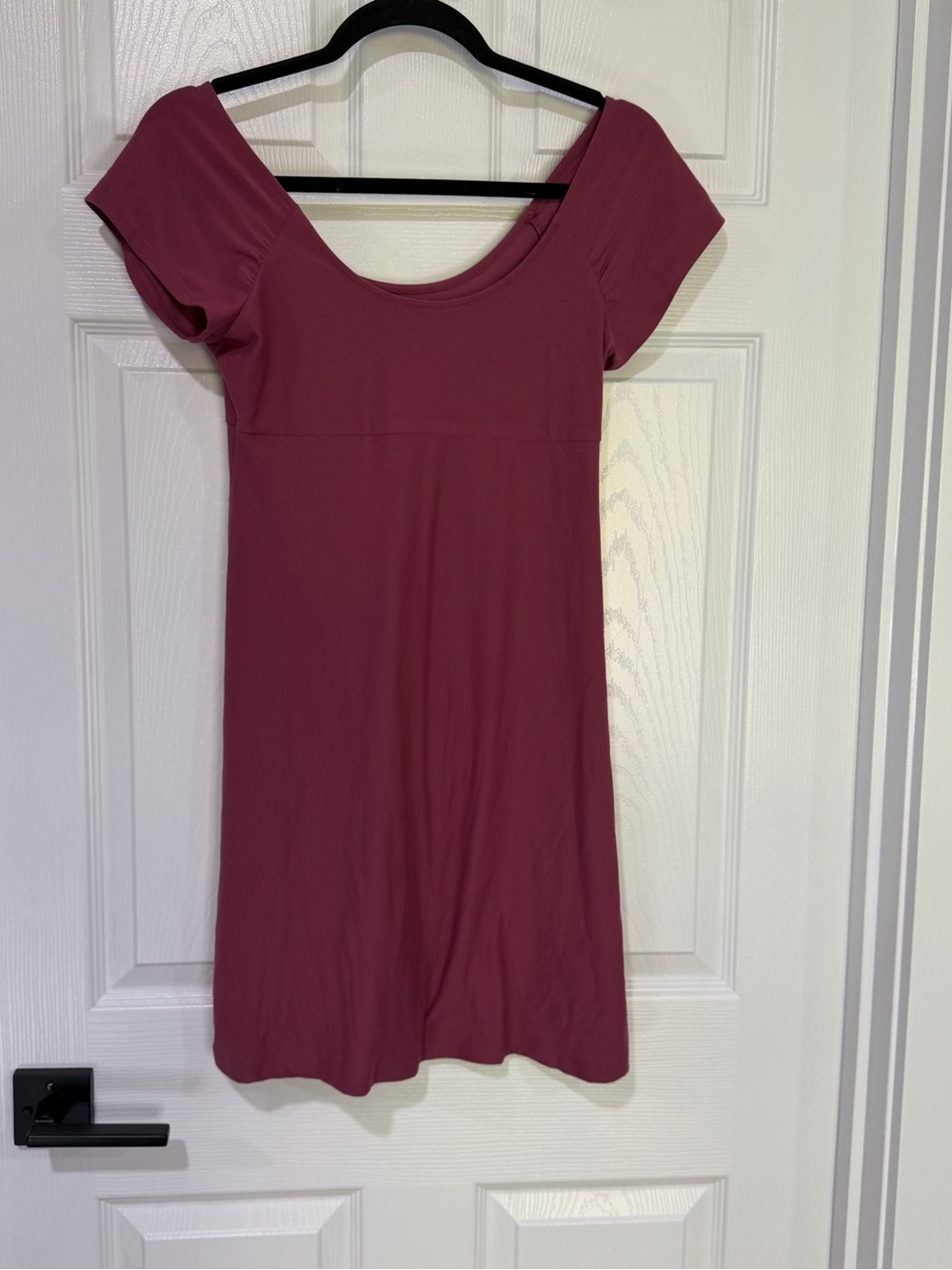 SO Mauve Short Sleeve Mini Dress